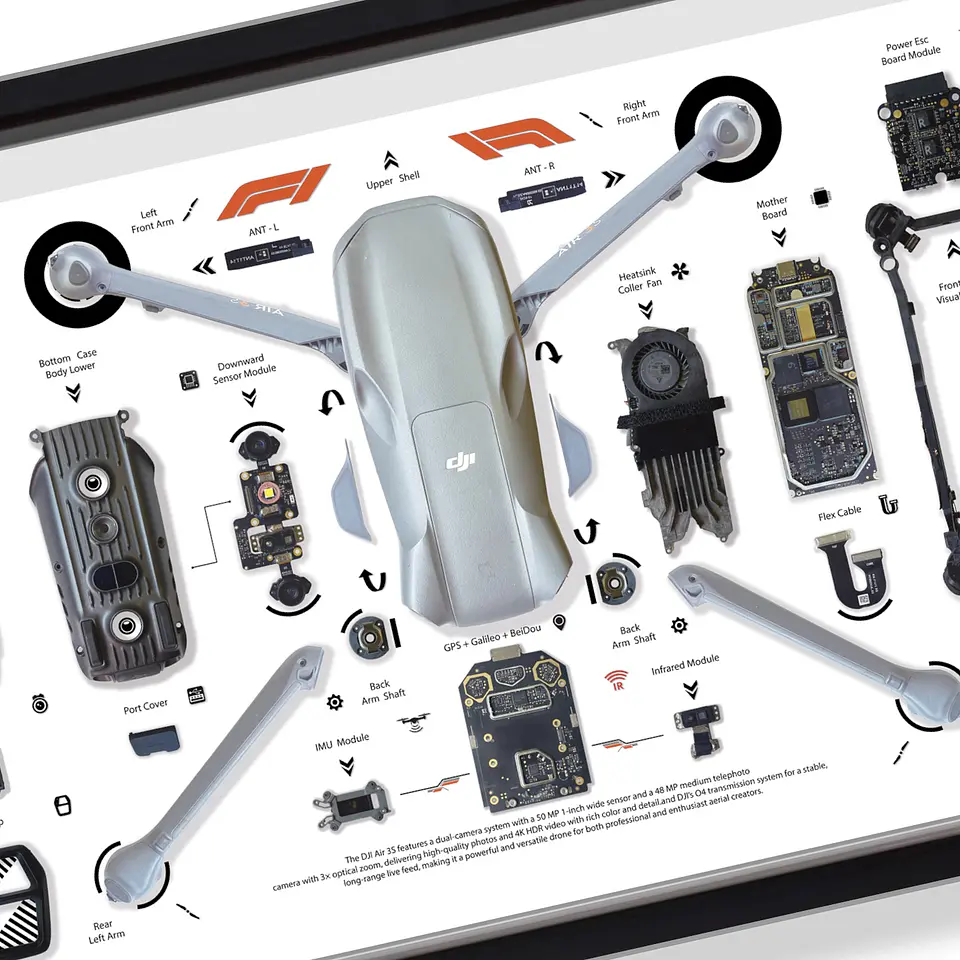 Formato Medio Drone DJI AIR 3S 2