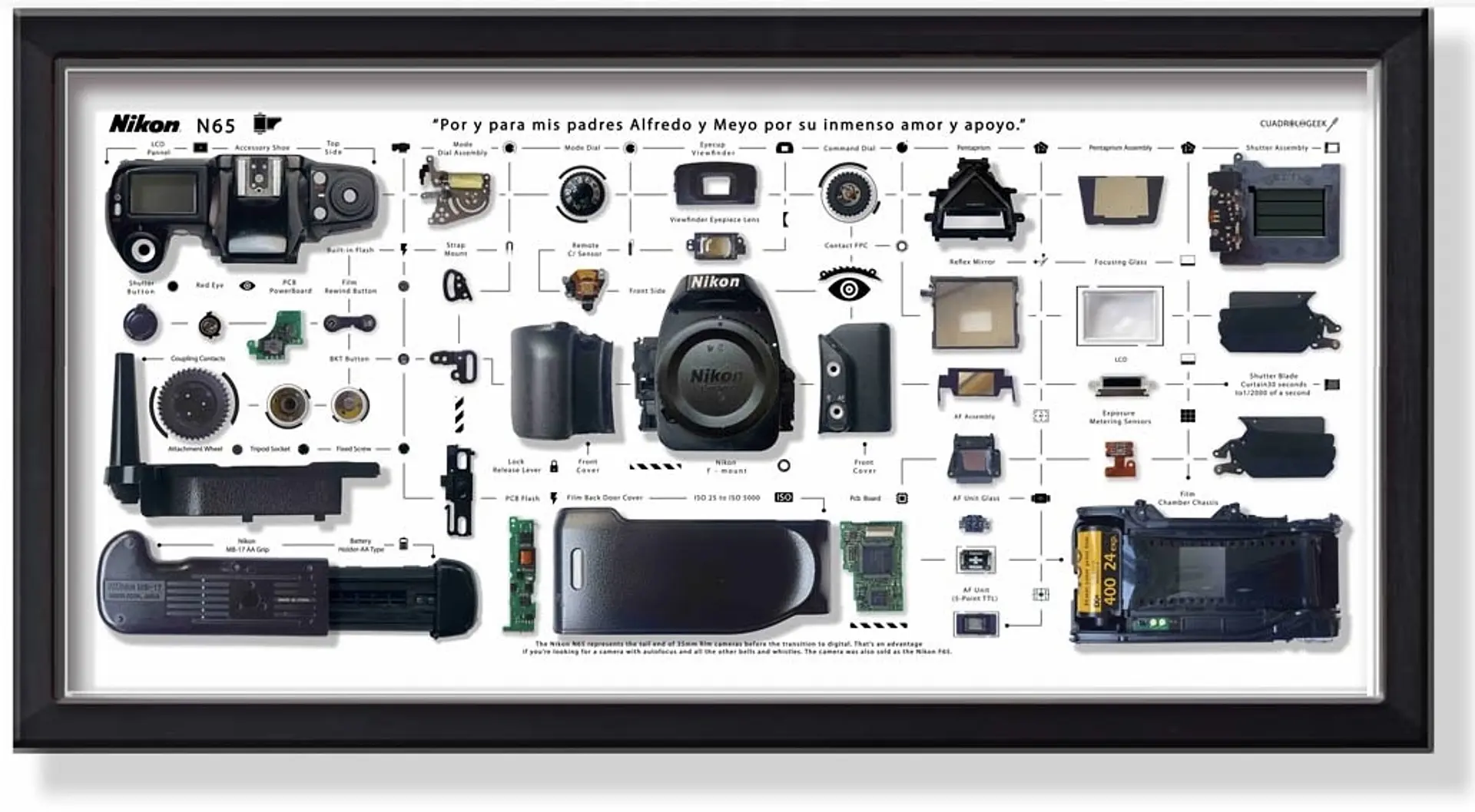 Formato Medio Cámara  Fotográfica Nikon N65 1