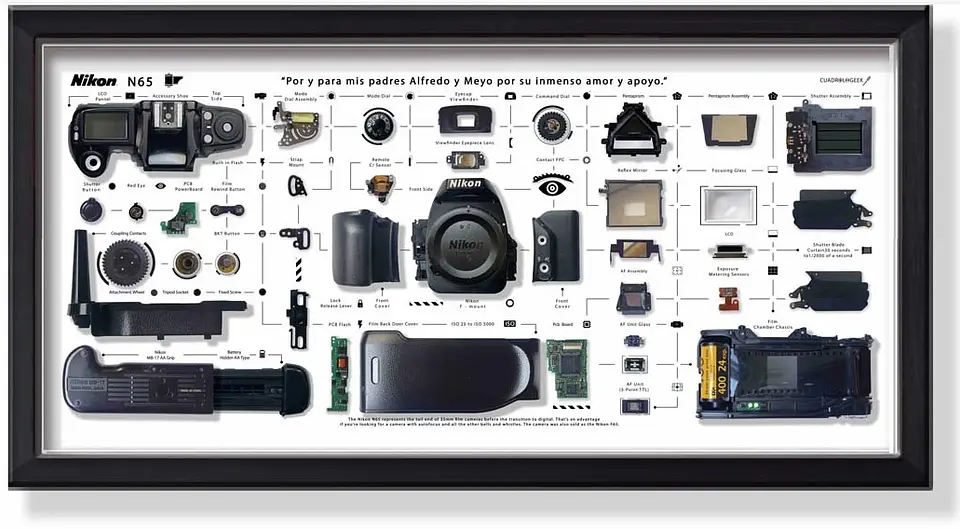 Formato Medio Cámara  Fotográfica Nikon N65 1