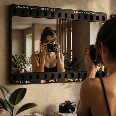 Cinema Frame Studio 70mm Film Frame Mirror