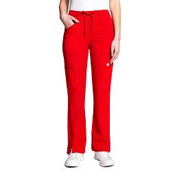 Pantalón Mujer Rojo Comfort