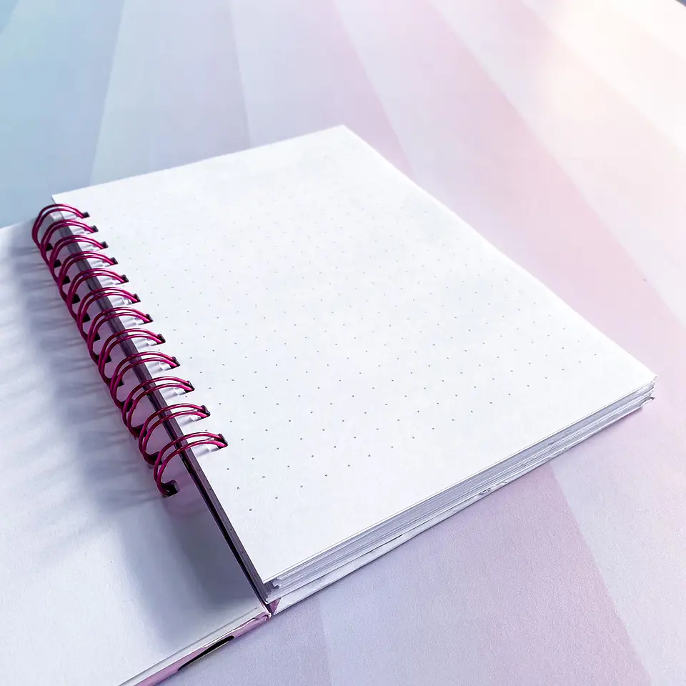 Libreta Rosada Jeringas, Tamaño Grande 3