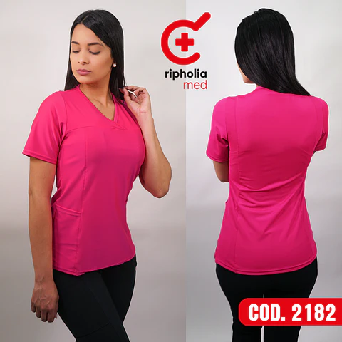 Scrub elasticado fucsia