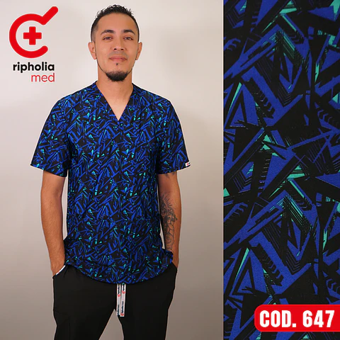 Scrub elasticado hombre #647