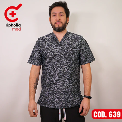 Scrub elasticado hombre #639
