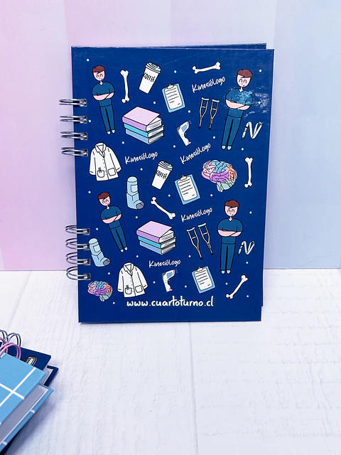 Libreta Kinesiólogo, tamaño grande