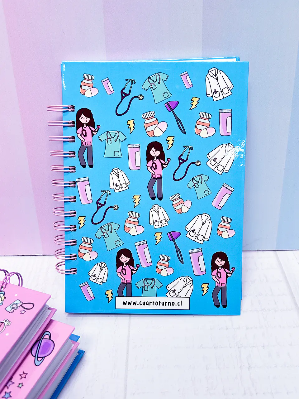 Libreta medicina mujer , tamaño grande  1