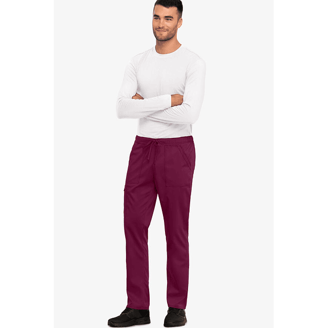 Pantalon cherokee burdeo unisex talla M 