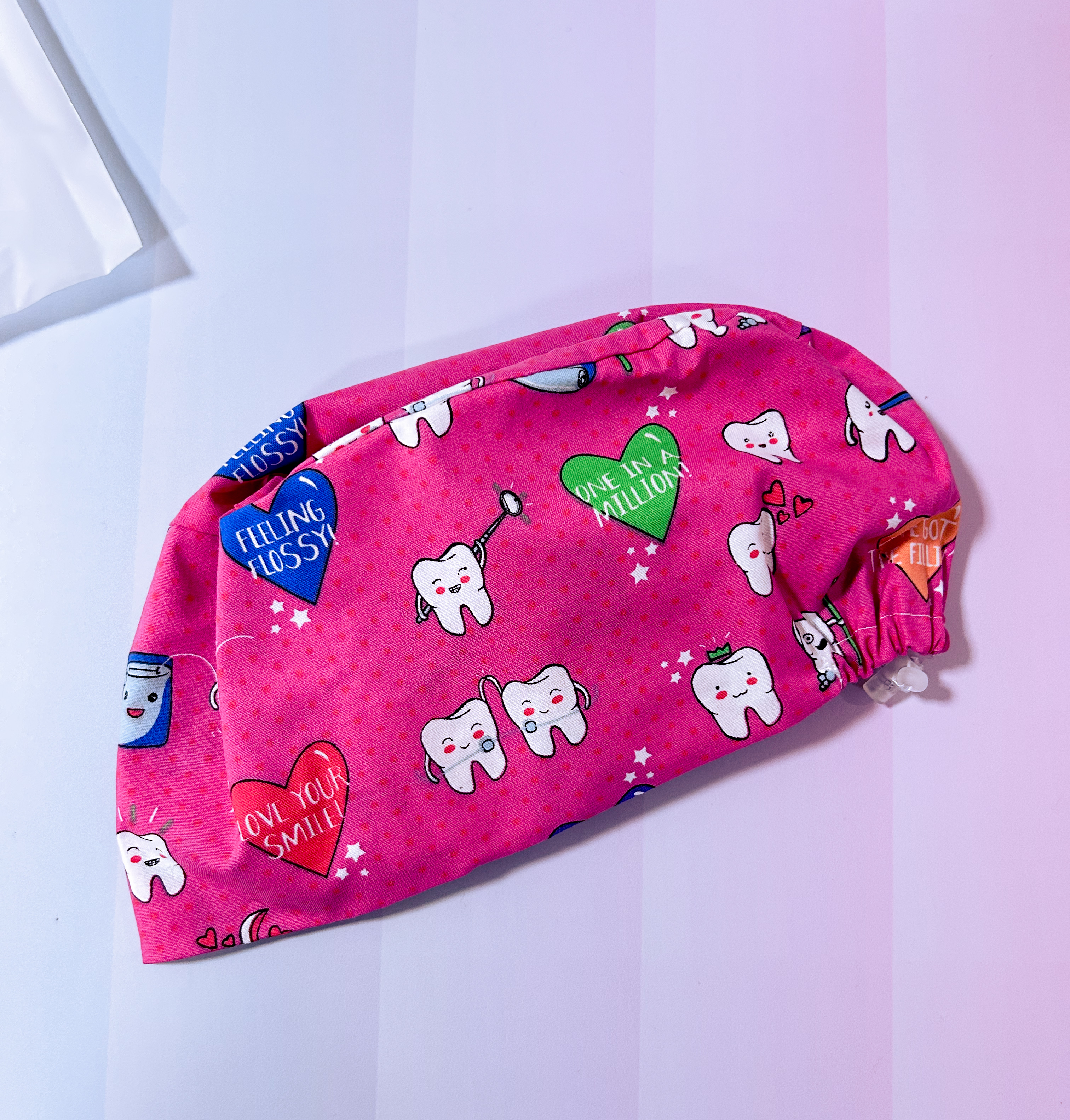 Gorro clínico dental fucsia