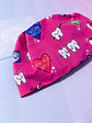 Gorro clínico dental fucsia  - Miniatura 3
