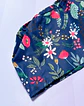 Gorro clínico fondo azul con flores  - Miniatura 4