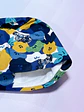 Gorro clínico fondo azul c/flores  - Miniatura 3