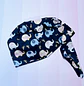 Gorro clínico fondo azul elefantes - Miniatura 3