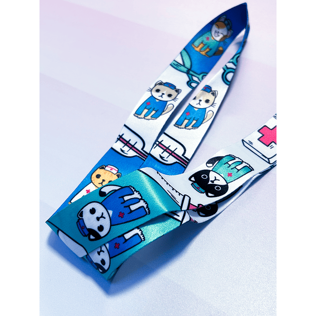 Lanyard gatitos enfermeros