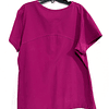 Scrub Med couture color guinda talla XL 