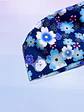 Gorro clínico flores fondo azul marino - Miniatura 2