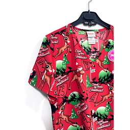 Scrub rudolph talla S NUEVO elasticado 