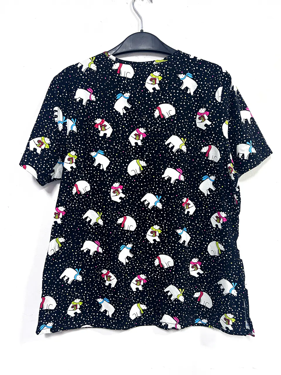 Scrub navidad Osos polares, elasticado talla L  3