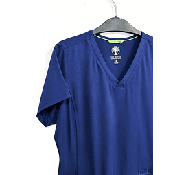 Scrub HH works talla M elasticado azul marino