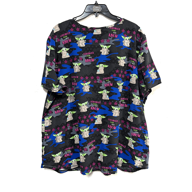 XXL - scrub Baby yoda elasticado 