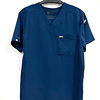 Talla S Hombre, scrub figs azul marino 