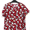 Talla M Hello Kitty fondo rojo 