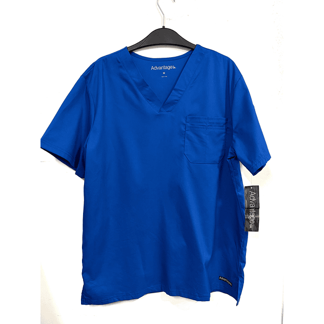 Talla M Scrub hombre azul rey NUEVO 