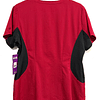 Talla M scrub rojo elasticado YOGA purple label 