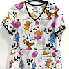 Talla M scrub winnie poh  fondo blanco