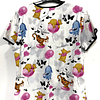 Talla M scrub winnie poh  fondo blanco