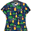 Talla XS scrub Blanca nieves, semielasticado. 