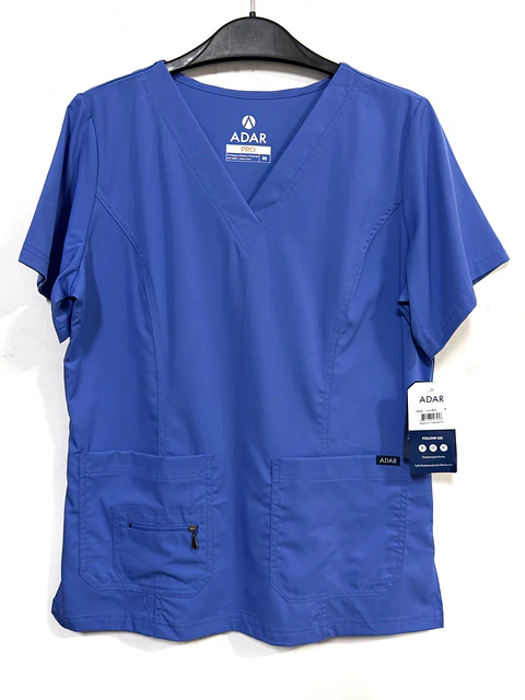 Talla M - Scrub azul rey claro elasticado NUEVO 