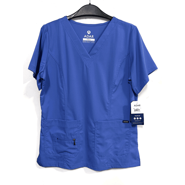 Talla M - Scrub azul rey claro elasticado NUEVO 