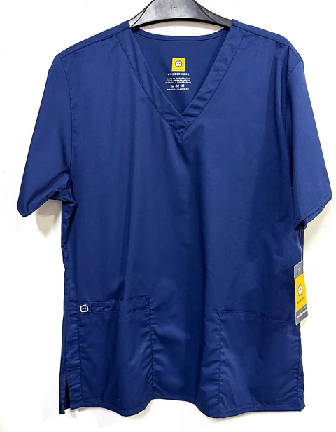 Talla M - Scrub elasticado axul marino NUEVO 