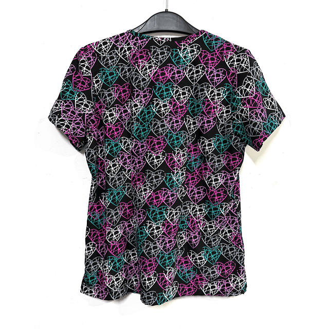 Talla S - Scrub corazones 