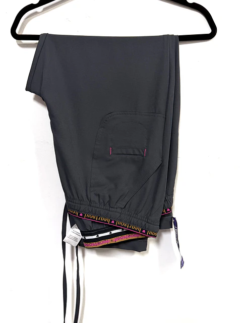 Talla L petit - pantalon heartsoul elasticado gris oscuro NUEVO 