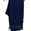 Talla L - Pantalon figs azul marino NUEVO 