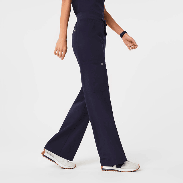 Talla L - Pantalon figs azul marino NUEVO 