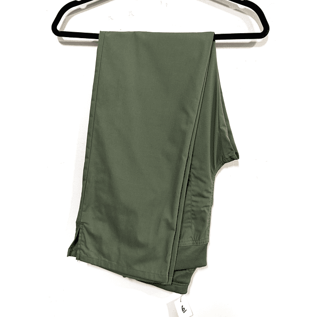 Talla XS-  pantalon mujer /  cherokee elasticado verde olivo 