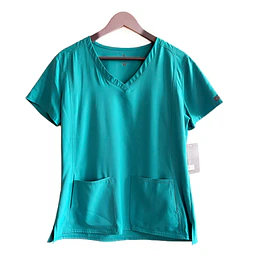 Talla M Scrub mujer teal blue elasticado NUEVO $10.000