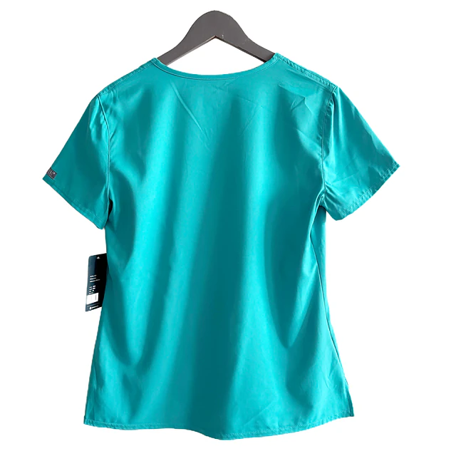 Talla M Scrub mujer teal blue elasticado NUEVO $10.000