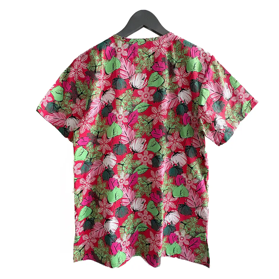 Talla S scrub mujer diseño hojas NUEVO $10.000 2