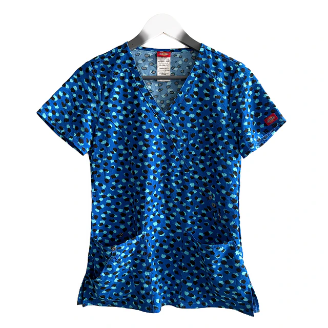 Talla XS Scrub mujer Dickies elasticado animal print $9.000 