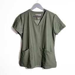 Talla M Scrub mujer verde musgo Greys Anatomy elasticado $9.000