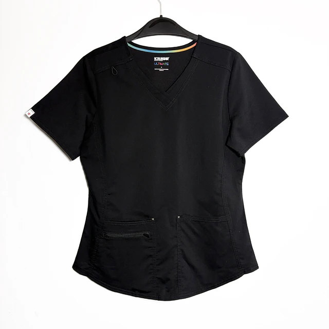 Talla M Scrub mujer negro elasticado $8.000