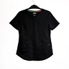 Talla XS Scrub mujer negro semielasticado $8.000