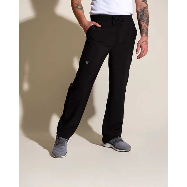 PANTALON HOMBRE SPORT STRETCH NEGRO