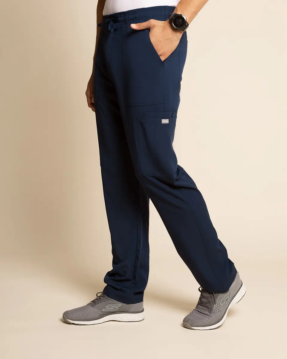 PANTALON HOMBRE COMFORT AZUL MARINO 1
