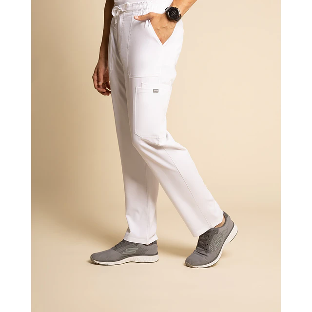PANTALON COMFORT HOMBRE BLANCO
