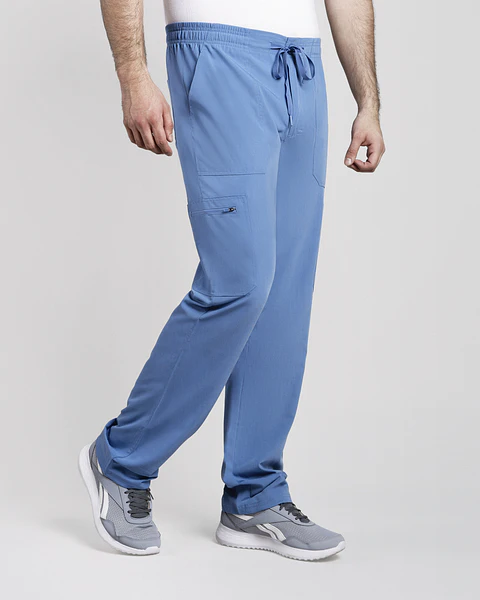 PANTALON COMFOR HOMBRE CELESTE